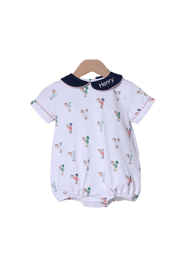 The Smocked Flamingo Apparel & Accessories TSF x Shelby Back Stick Horse Bubble