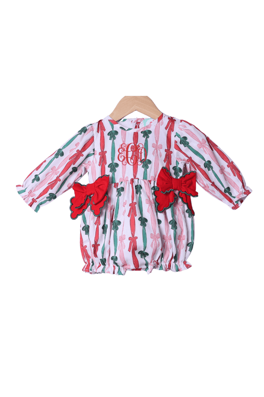 The Smocked Flamingo Apparel & Accessories Christmas Bows Bubble