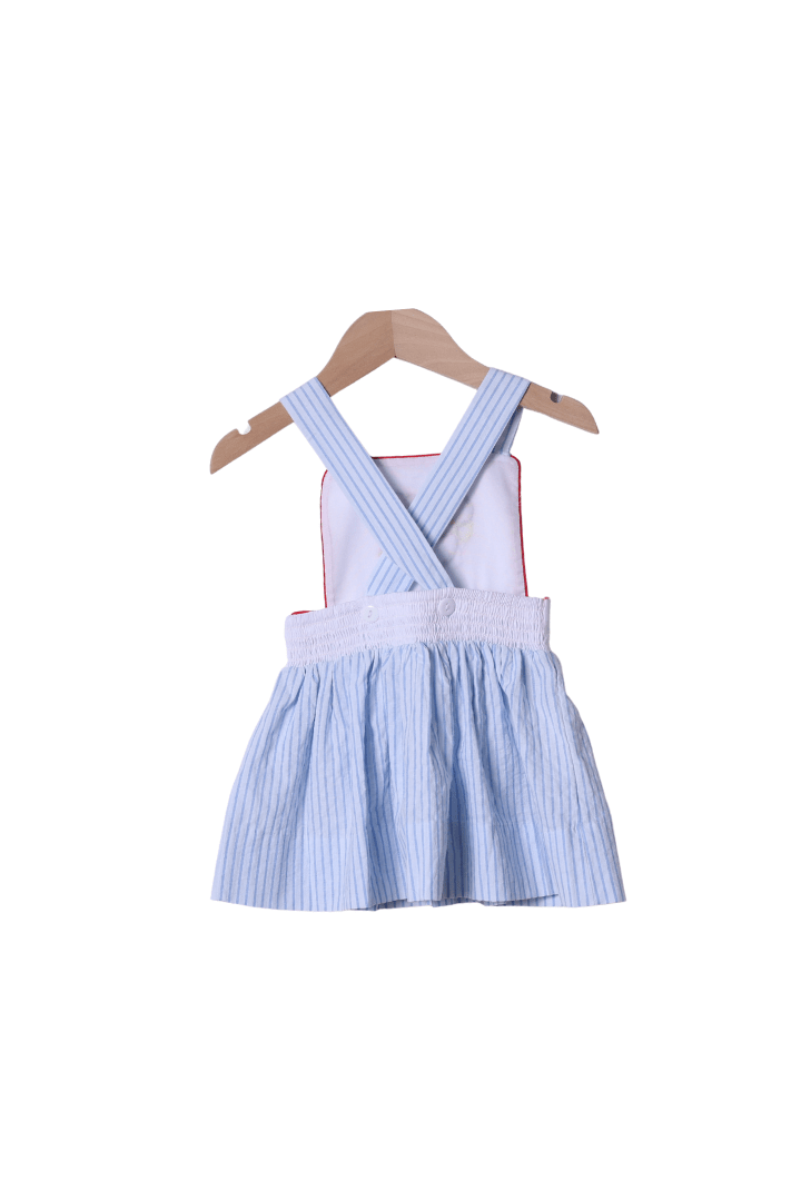 The Smocked Flamingo Apparel & Accessories Embroidered Pirate Mouse Dress