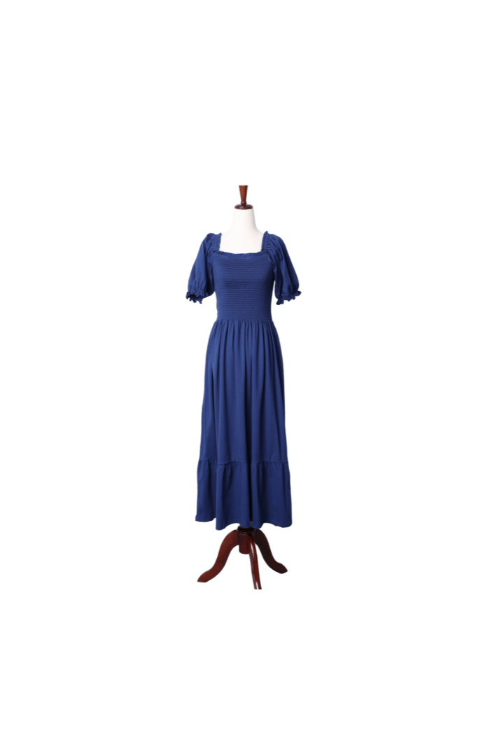 Navy Knit Matching Mom Dress Medium Navy Knit Matching Mom Dress Medium