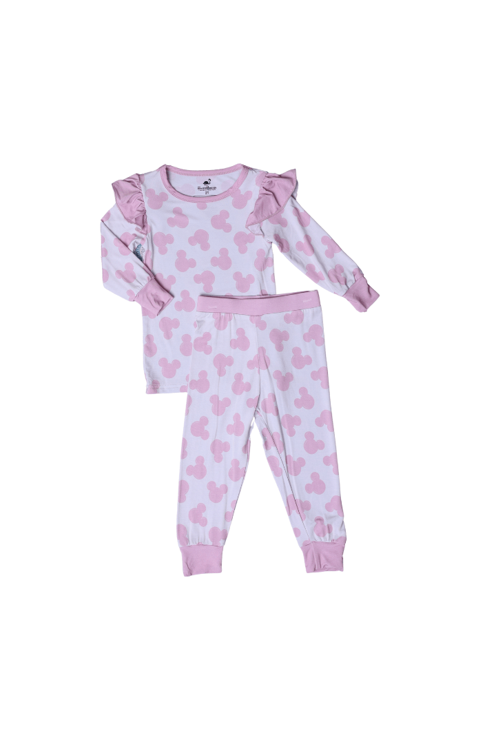 The Smocked Flamingo Apparel & Accessories Pink Mouse Pajamas