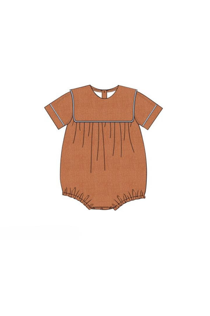 The Smocked Flamingo Apparel & Accessories Pre-Order Bronze Linen bubble