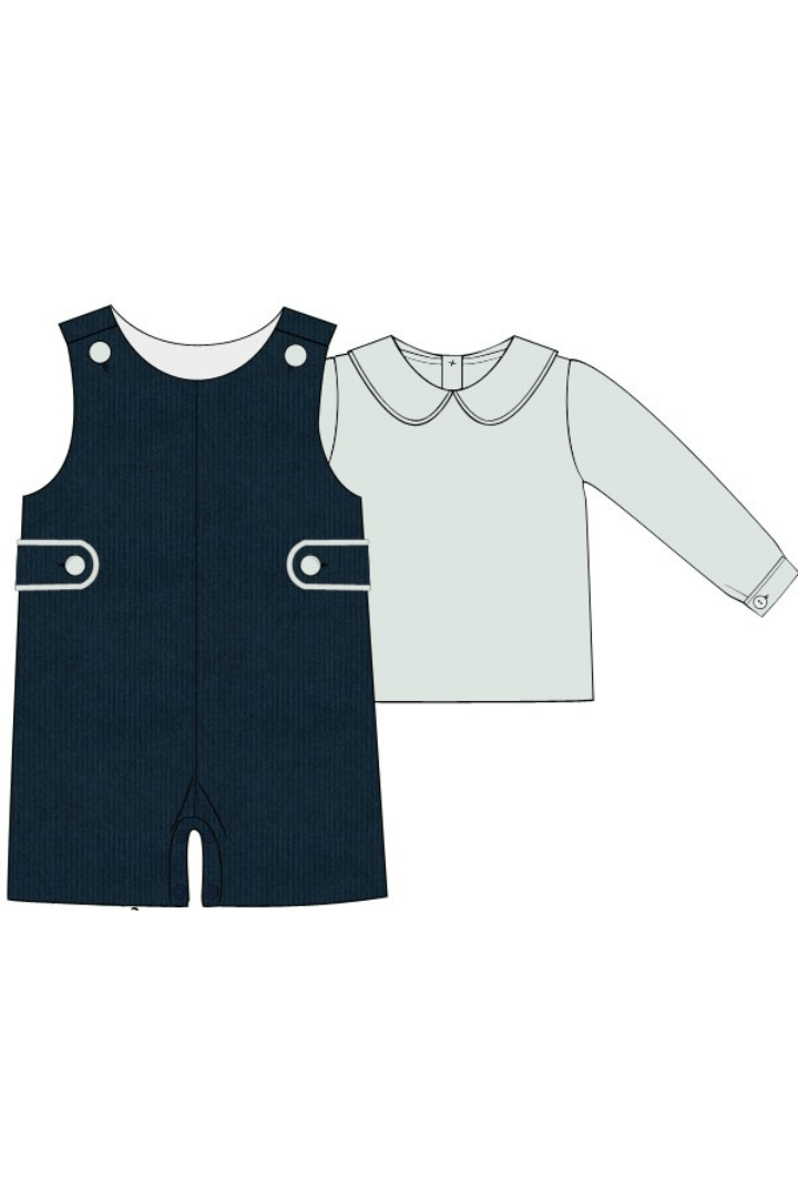 The Smocked Flamingo Apparel & Accessories Pre-Order Corduroy 2 Piece Jon Jon Set