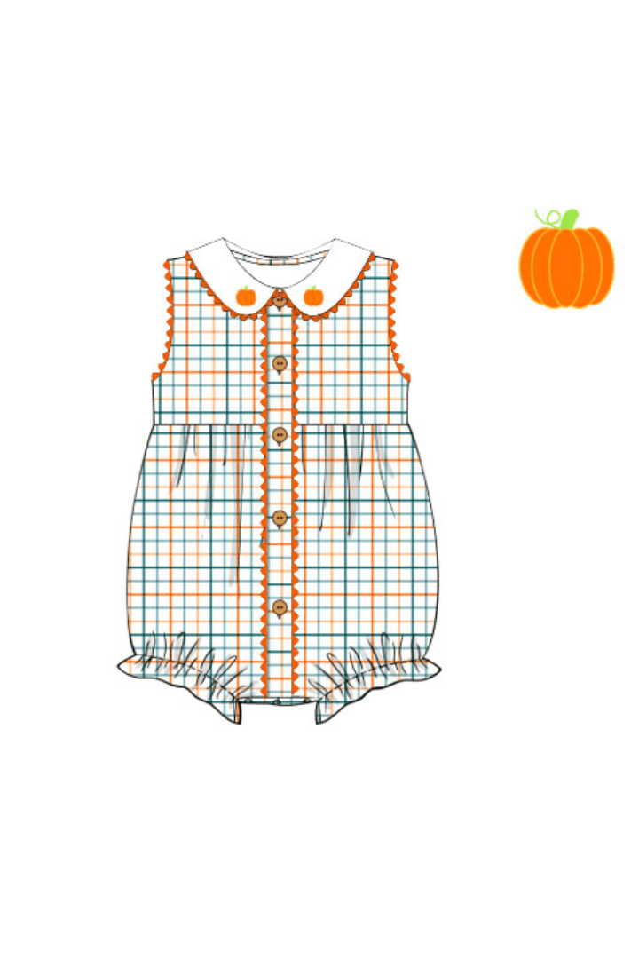 The Smocked Flamingo Apparel & Accessories Pre-Order Fall Plaid Bubble