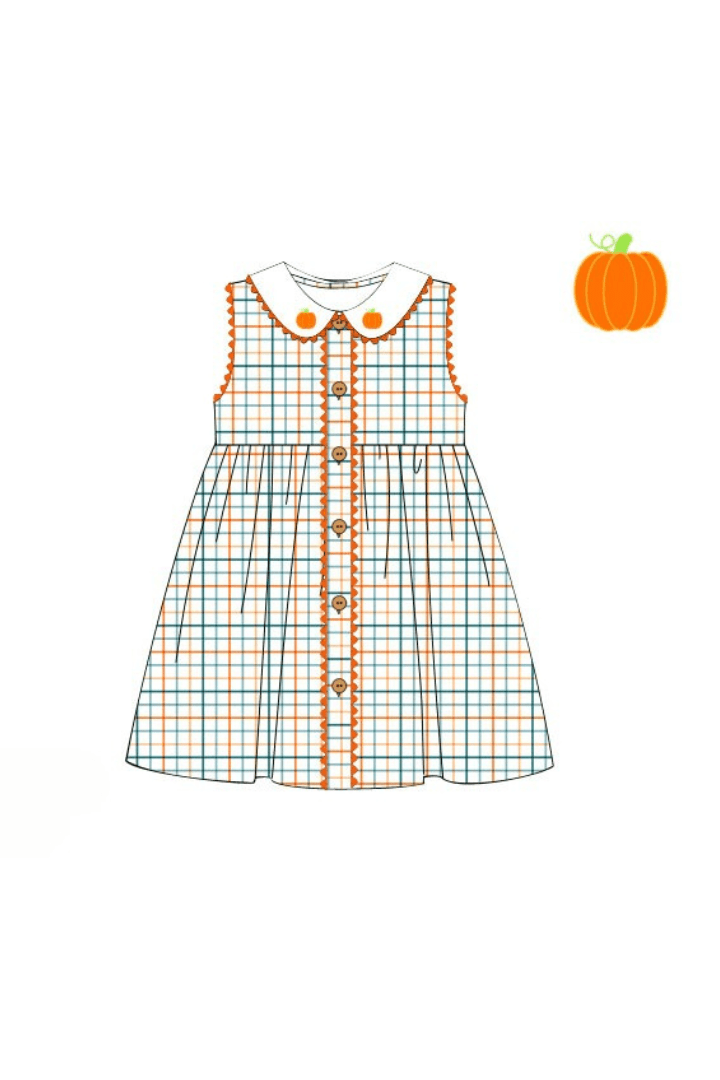 The Smocked Flamingo Apparel & Accessories Pre-Order Fall Plaid Dress