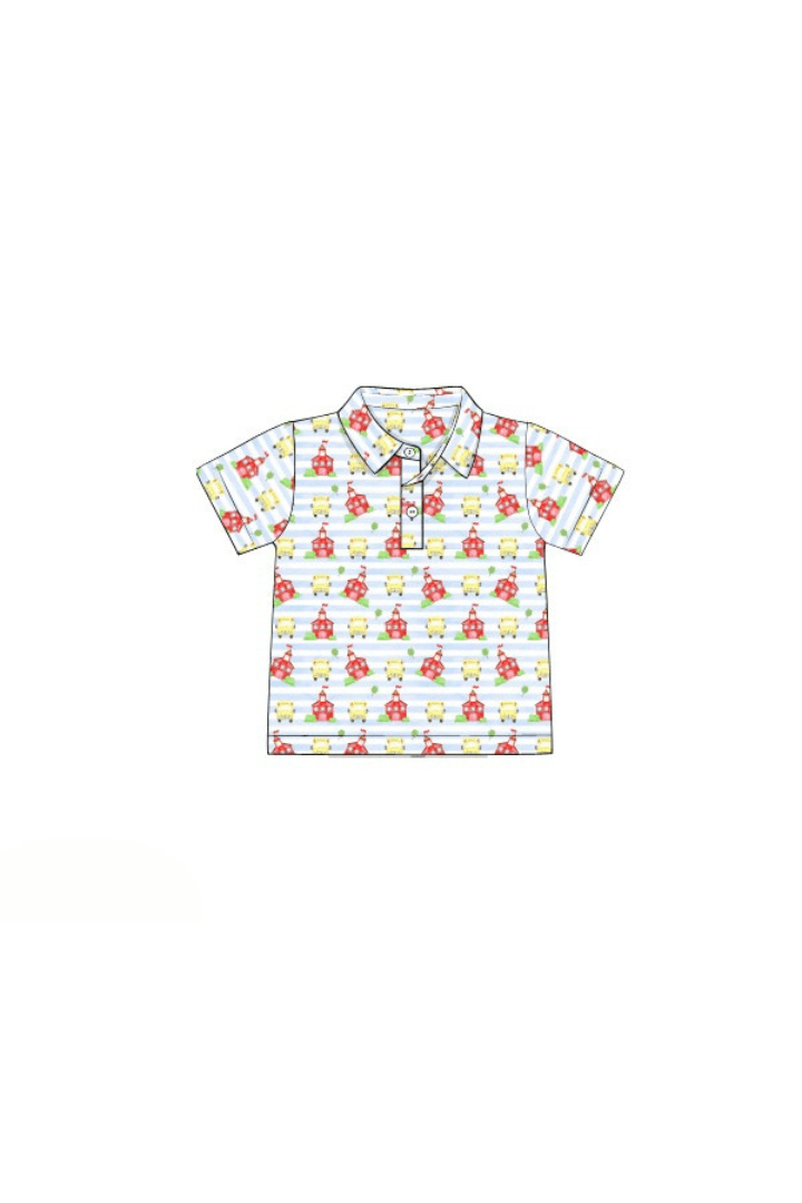 The Smocked Flamingo Apparel & Accessories Pre-Order School House Polo