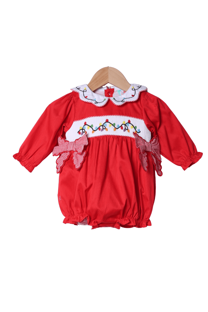 The Smocked Flamingo Apparel & Accessories Smocked Christmas Lights Red Bubble