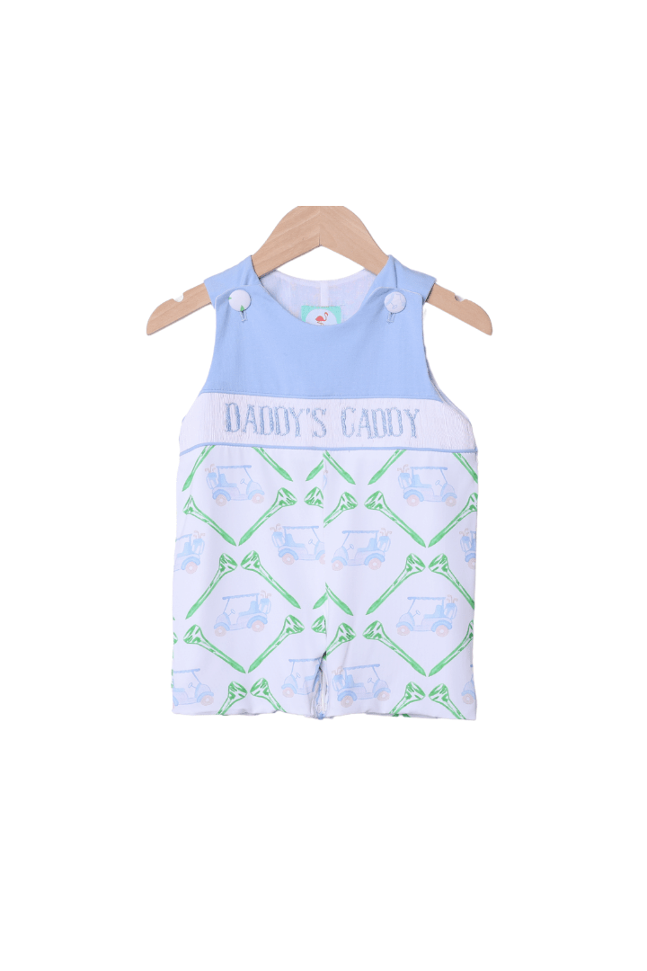 The Smocked Flamingo Apparel & Accessories Smocked Daddy's Caddy Jon Jon