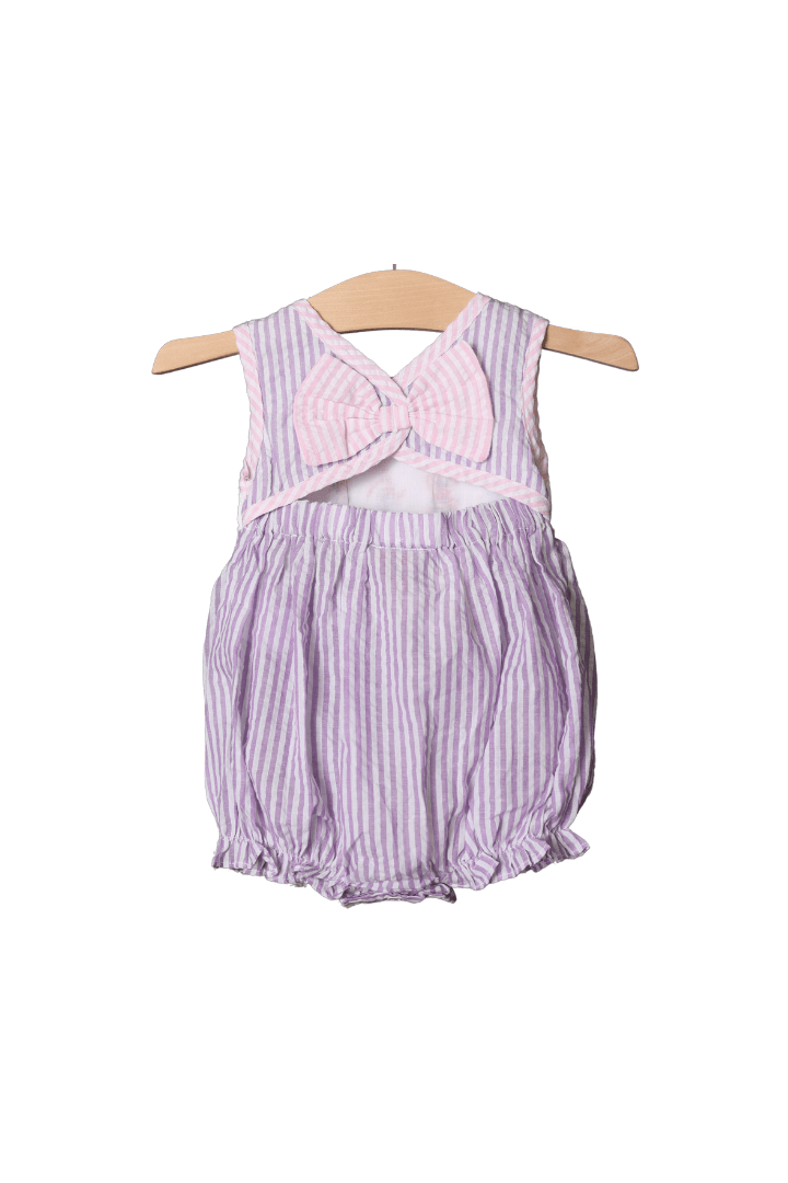 The Smocked Flamingo Apparel & Accessories Smocked Ice Princess Seersucker Bubble
