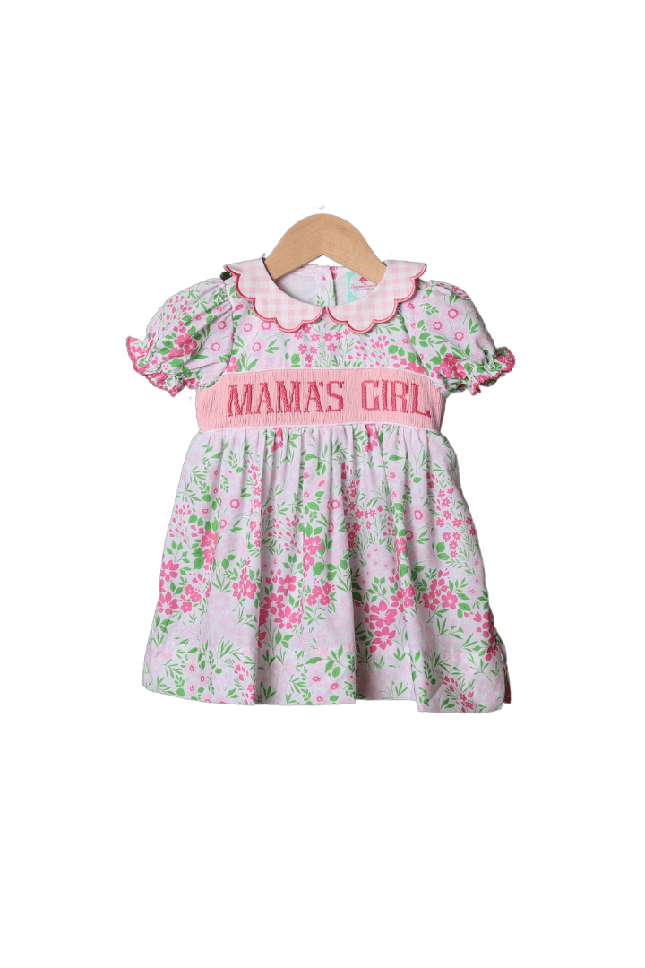 Smocked PINK Swiss Dot Big Sister Dress – The Smocked Flamingo