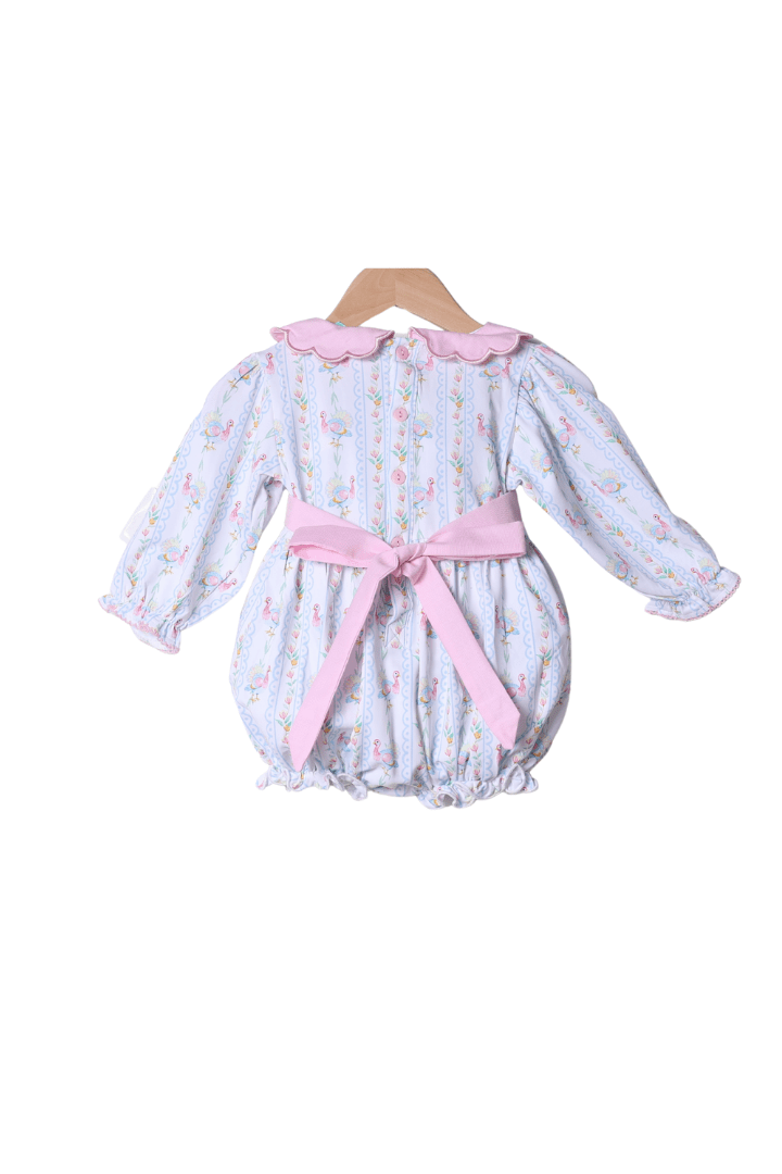 The Smocked Flamingo Apparel & Accessories Smocked Pastel Turkey Bubble