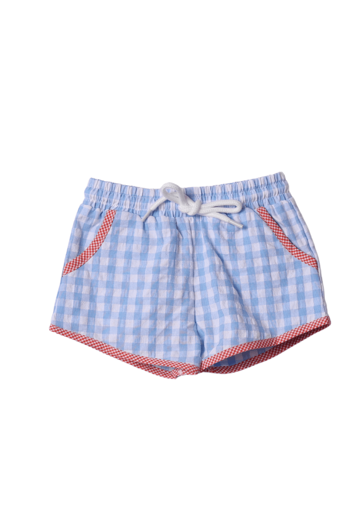 The Smocked Flamingo Apparel & Accessories Smocked Pumpkin Train Short Set