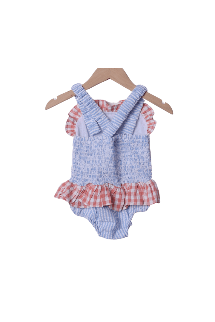 The Smocked Flamingo Apparel & Accessories Smocked Sea Friends Swimsuit