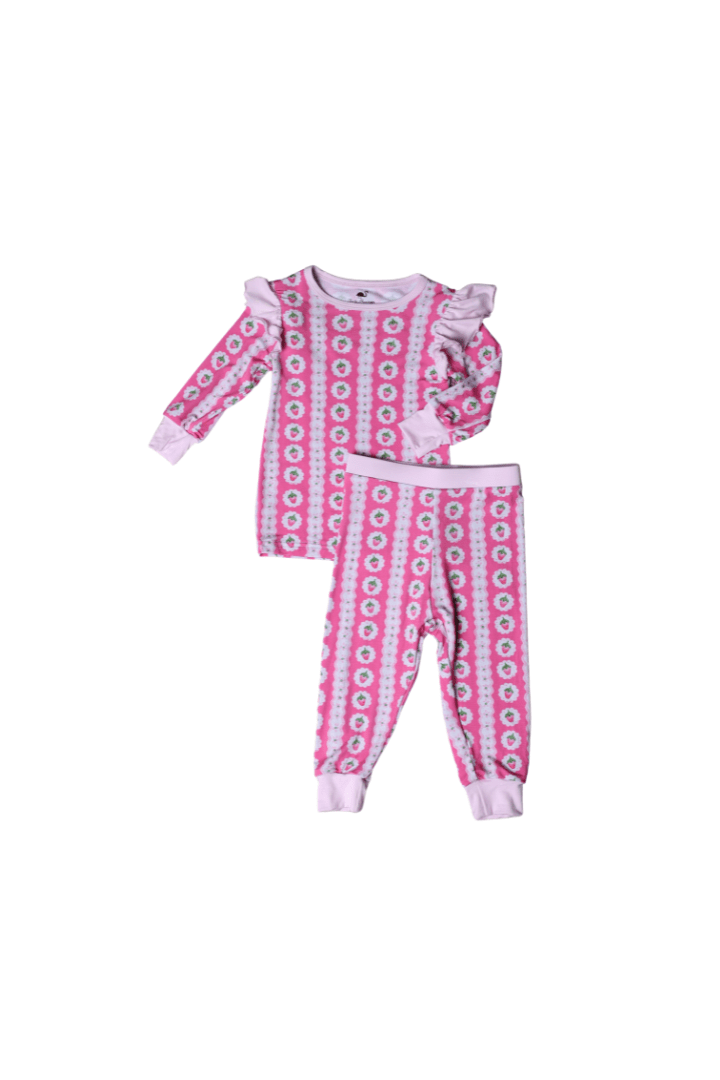 The Smocked Flamingo Apparel & Accessories Strawberry Shortcake Pajamas