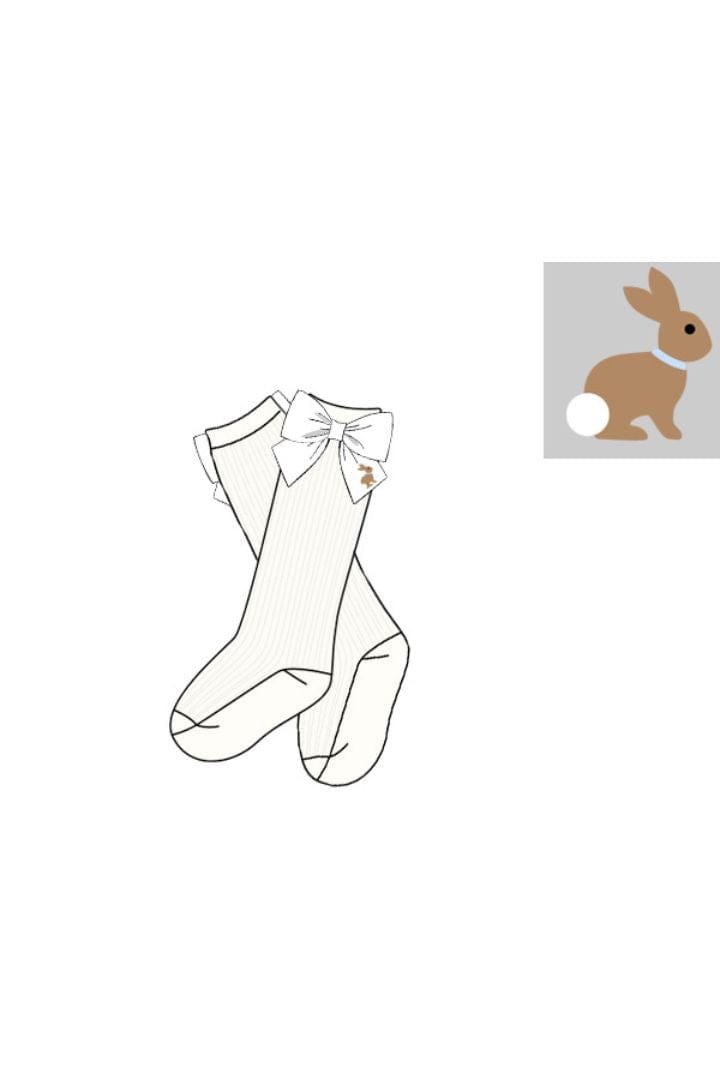 The Smocked Flamingo Copy of Embroidered Heart Socks-with BOW