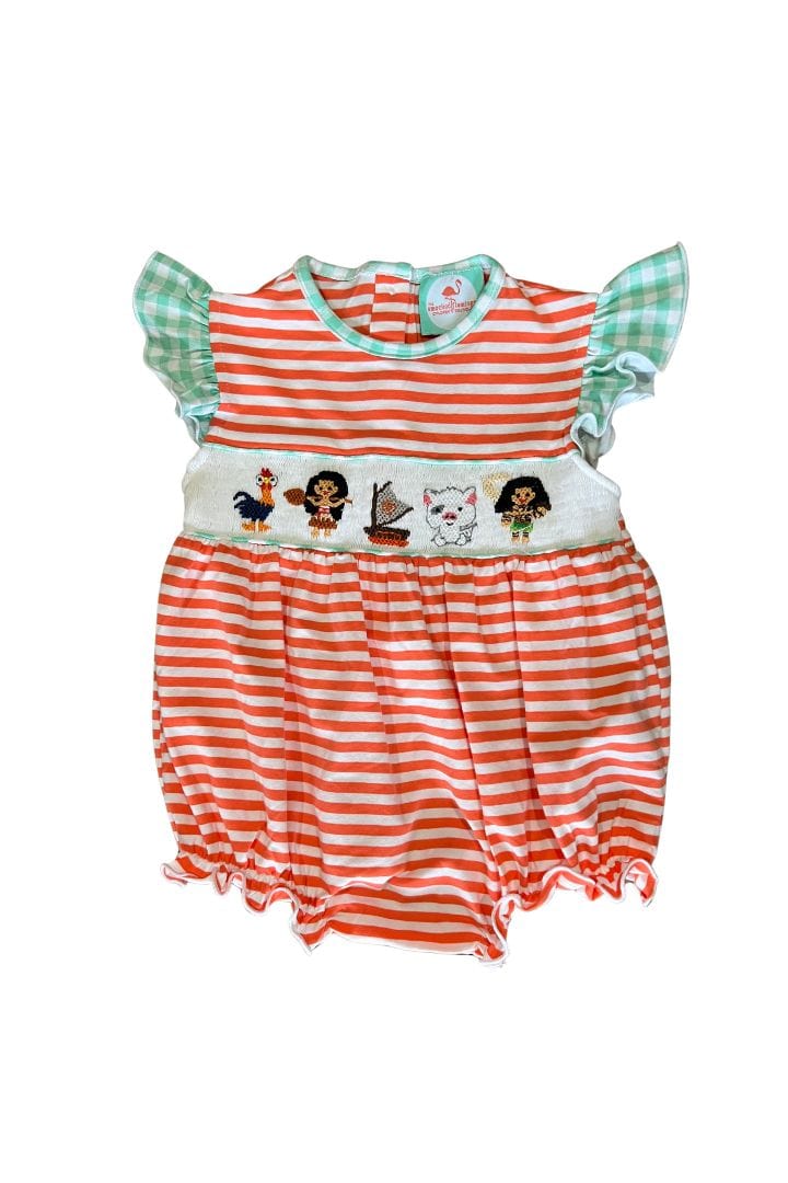 Hand Smocked Ocean Princess Bubble – The Smocked Flamingo