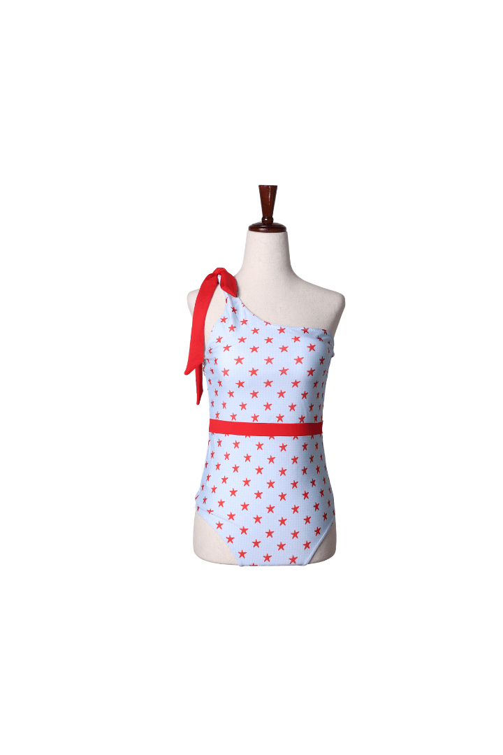 The Smocked Flamingo Apparel & Accessories Star Spangled Mom Swimsuit
