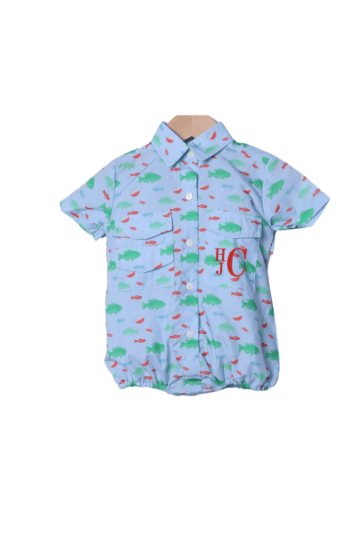 The Smocked Flamingo Apparel & Accessories Applique Fishing Bobber Fishing Bubble