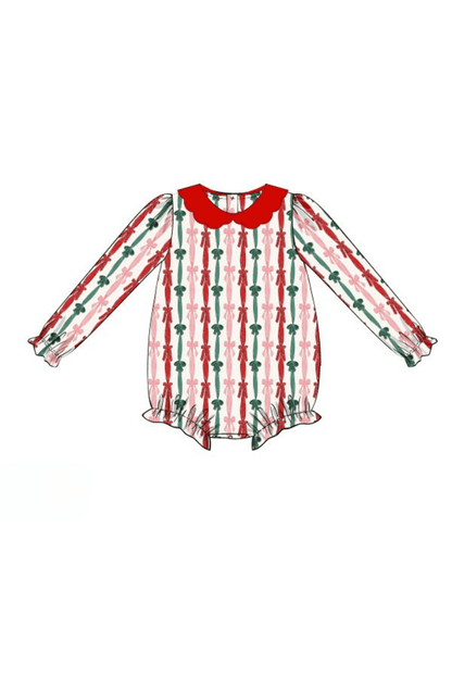 The Smocked Flamingo Apparel & Accessories 45-Pre-Order Christmas Bows Bubble