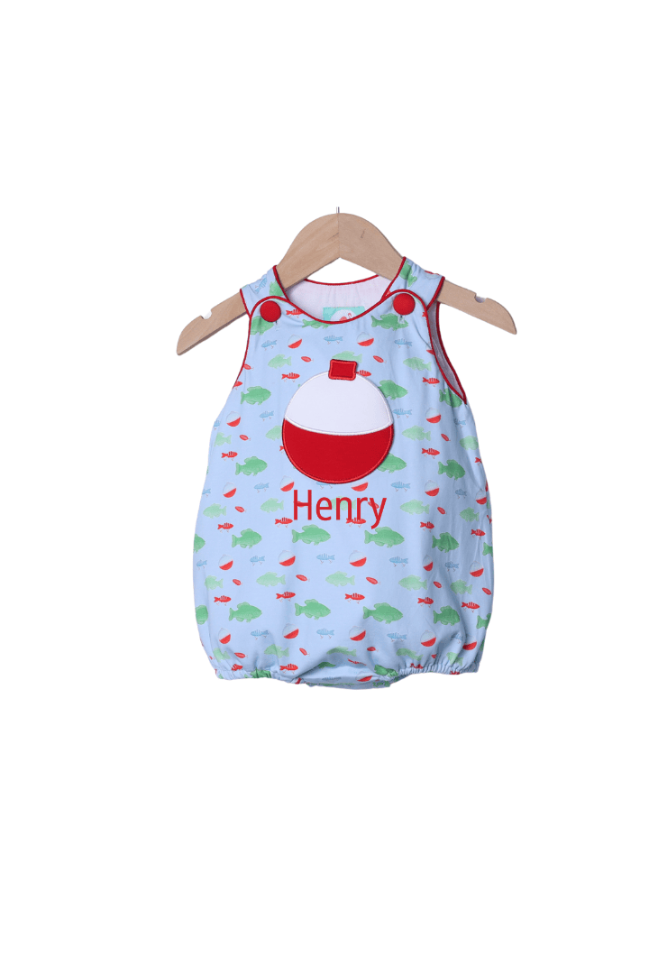 The Smocked Flamingo Apparel & Accessories Applique Fishing Bobber Bubble