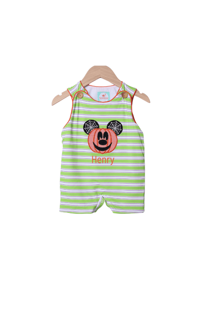 The Smocked Flamingo Apparel & Accessories Applique Pumpkin Mouse Jon Jon