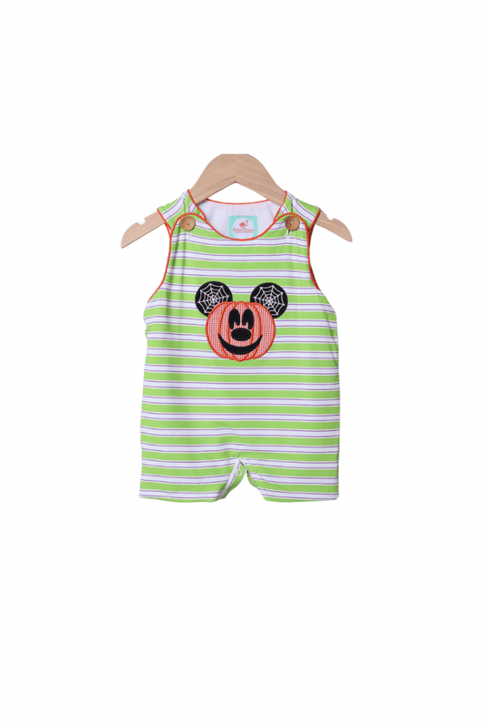 The Smocked Flamingo Apparel & Accessories Applique Pumpkin Mouse Jon Jon