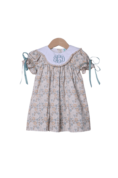 The Smocked Flamingo Apparel & Accessories Autumn Floral Bow Dress