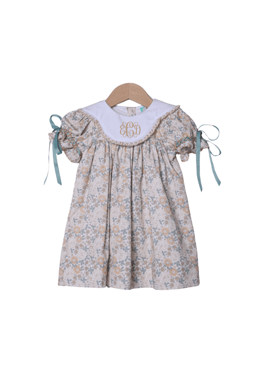 The Smocked Flamingo Apparel & Accessories Autumn Floral Bow Dress