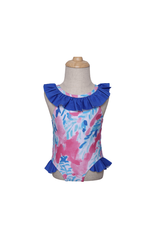 The Smocked Flamingo Apparel & Accessories Bahama Breeze One Piece Swim Suit