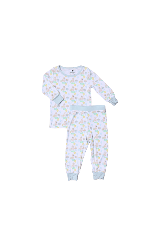 The Smocked Flamingo Apparel & Accessories Birthday Pawty Boys Pajamas