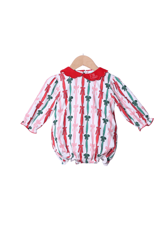 The Smocked Flamingo Apparel & Accessories Christmas Bows Bubble