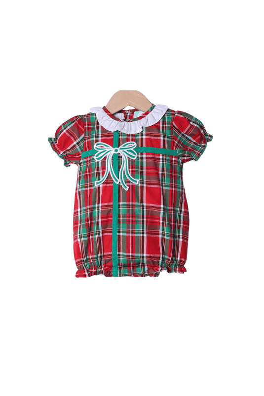 Christmas Present Plaid Bow Bubble main image 1