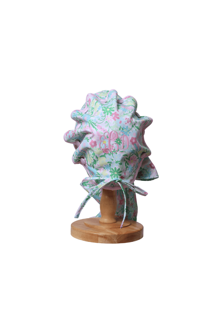 The Smocked Flamingo Apparel & Accessories Ellie Floral Bonnet