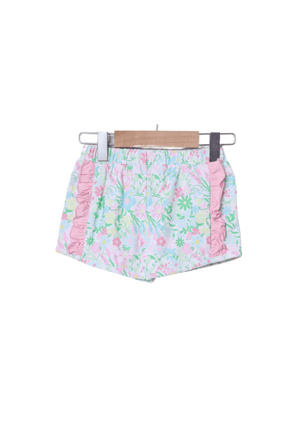 The Smocked Flamingo Apparel & Accessories Ellie Floral Knit Short Set