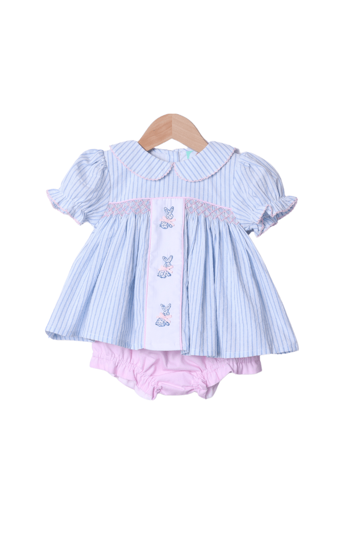 Blue Nutcracker Embroidered Bloomer Set main image 0