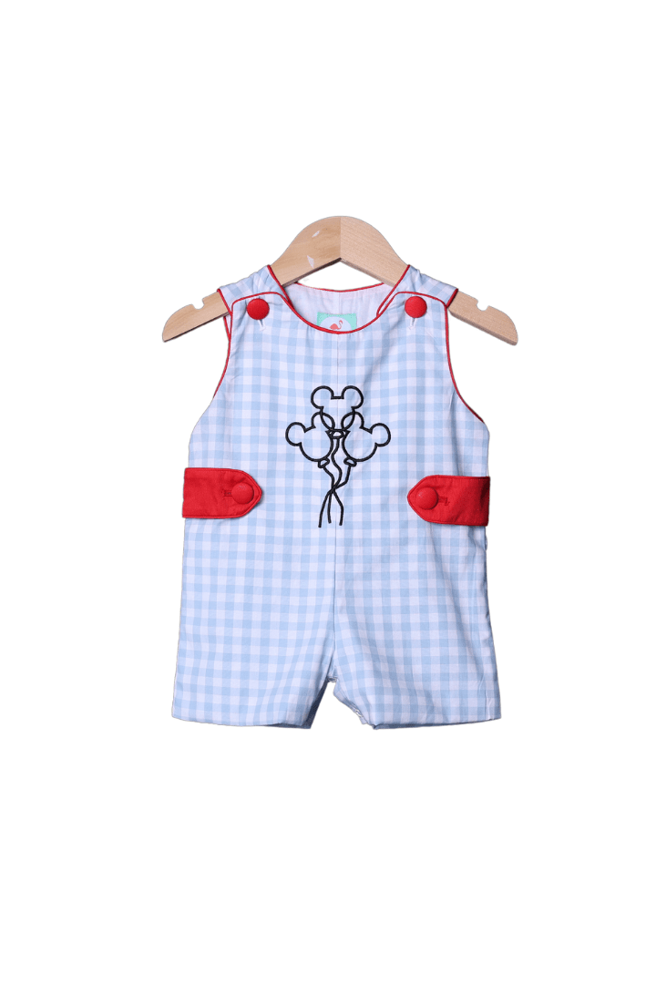 The Smocked Flamingo Apparel & Accessories Embroidered Magical Mouse Balloons Jon Jon