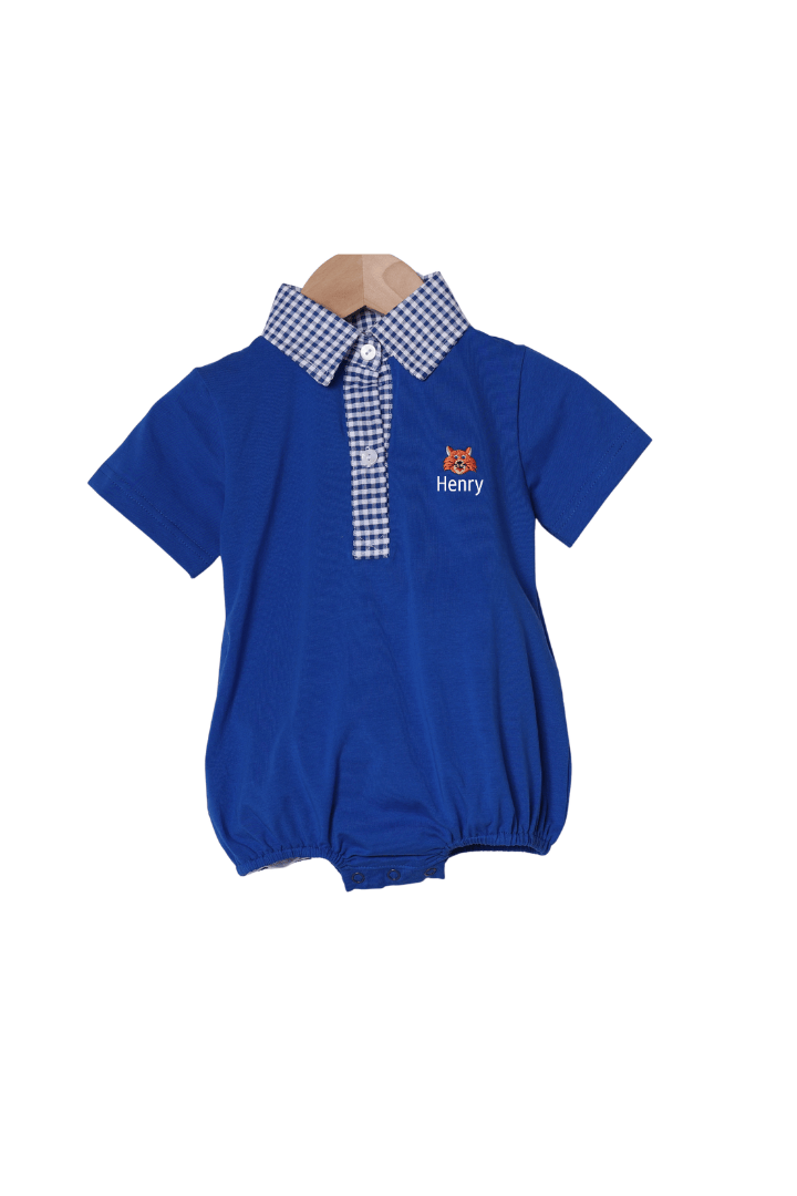 The Smocked Flamingo Apparel & Accessories Embroidered Wildcat Bubble