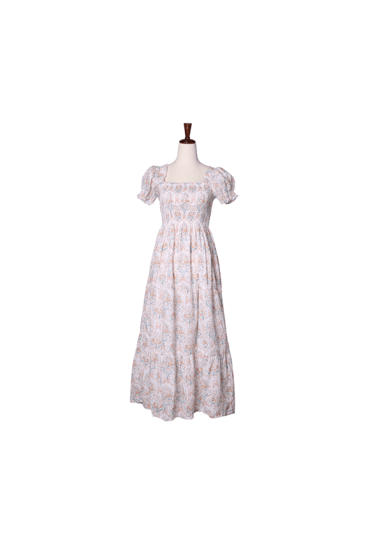The Smocked Flamingo Apparel & Accessories Fall Floral Bouquet Mom Dress