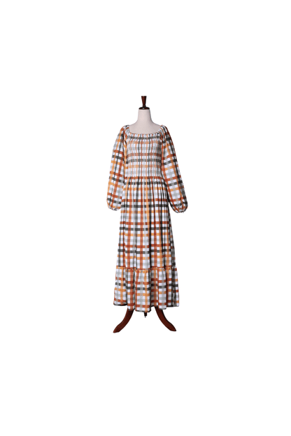 The Smocked Flamingo Apparel & Accessories Fall Plaid Mom Matching Dress