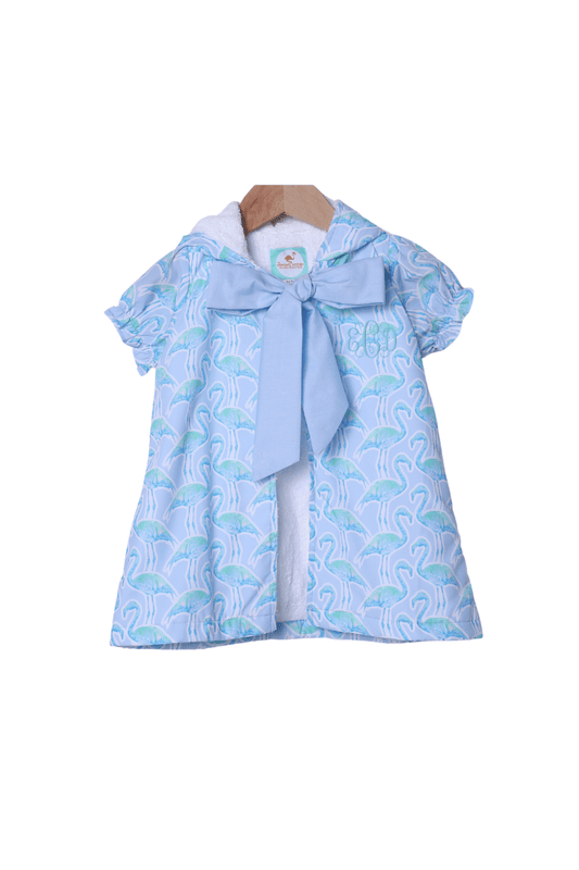 The Smocked Flamingo Apparel & Accessories Flamingo Paradise Bow Coverup