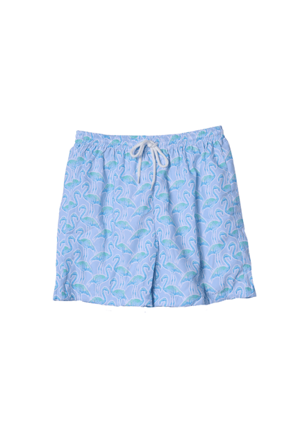 The Smocked Flamingo Apparel & Accessories Flamingo Paradise Men's Swim Trunks