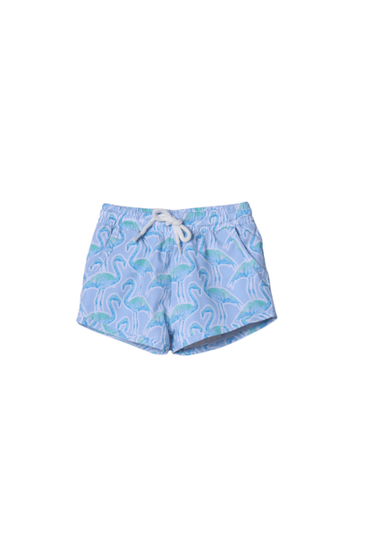 The Smocked Flamingo Apparel & Accessories Flamingo Paradise Swim Trunks