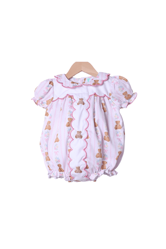 The Smocked Flamingo Apparel & Accessories French Knot Beary Sweet  Bubble