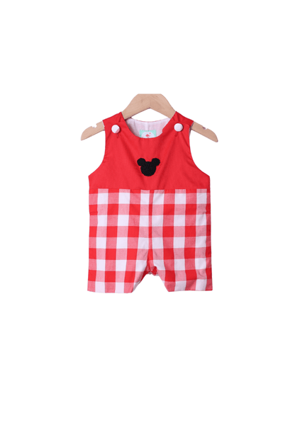 The Smocked Flamingo Apparel & Accessories French Knot Mouse Red Gingham Jon Jon