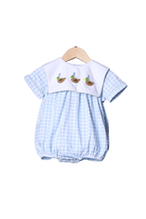 Blake Duck Smocked Gingham Bubble main image 0