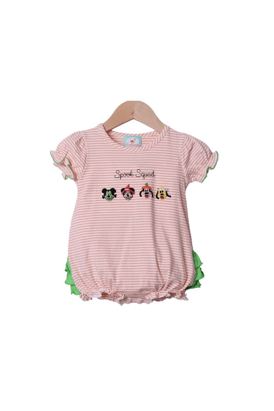 The Smocked Flamingo Apparel & Accessories French Knot Spook Squad Ruffle Bubble