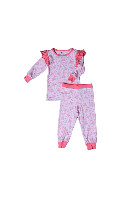 The Smocked Flamingo Apparel & Accessories Gum Ball of Love Pajamas