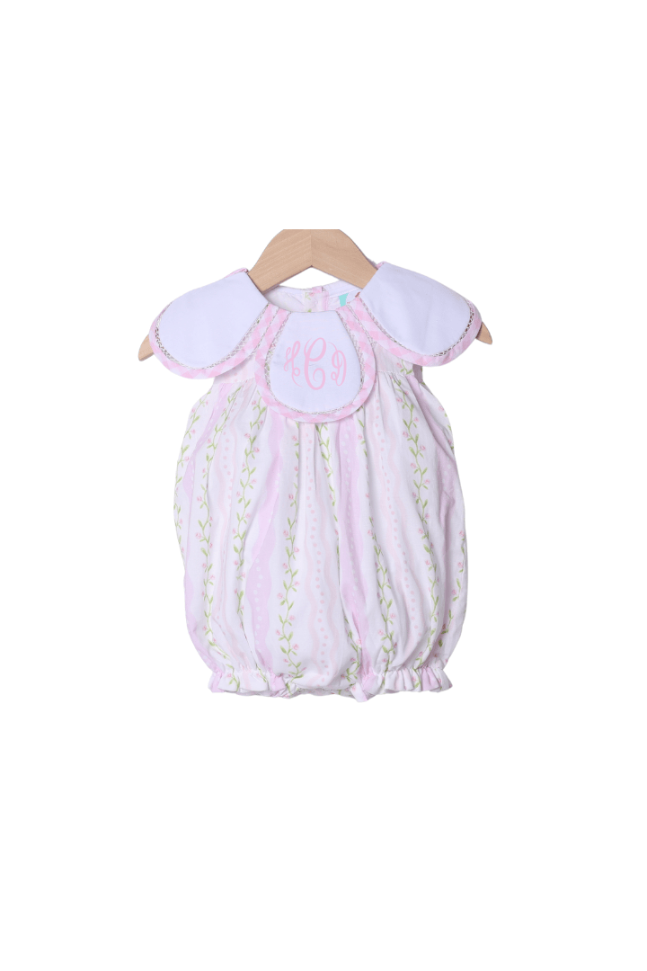 The Smocked Flamingo Apparel & Accessories Lavender and Pink Floral Tulip Bubble