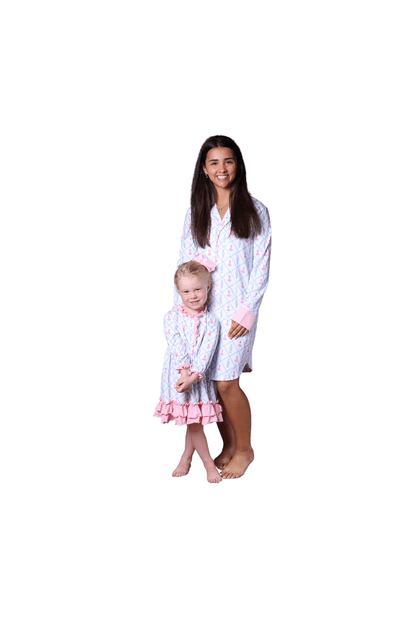 The Smocked Flamingo Apparel & Accessories Nutcracker Knit Mom Gown