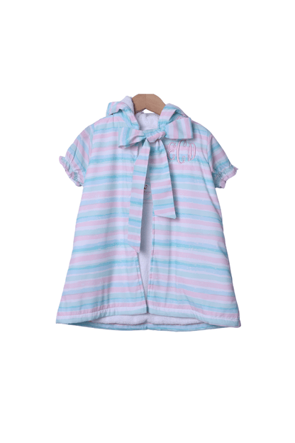 The Smocked Flamingo Apparel & Accessories Pastel Stripe Cover-Up
